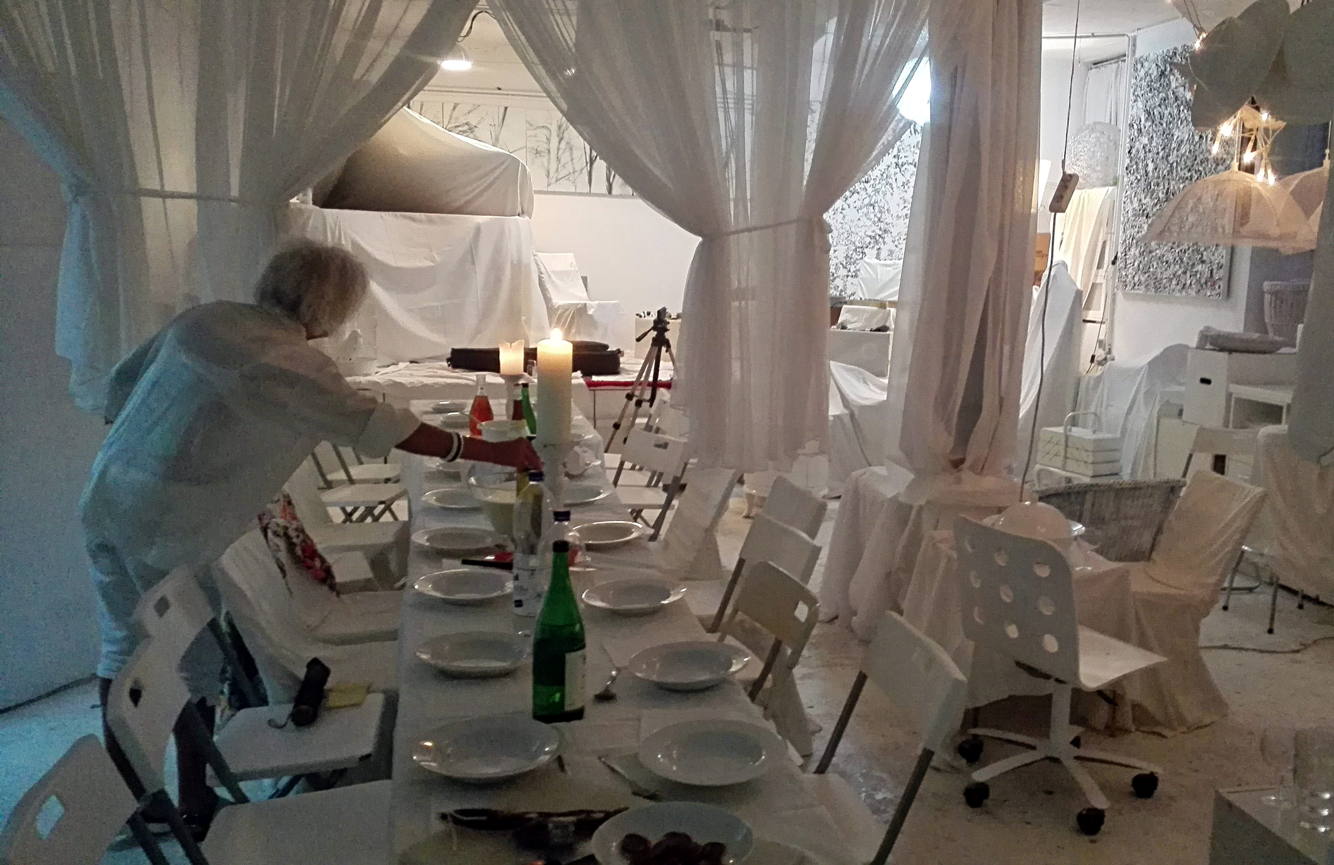 Das Atelier ganz in WEISS